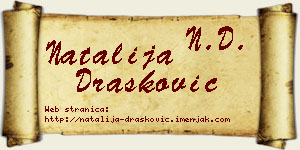 Natalija Drašković vizit kartica
